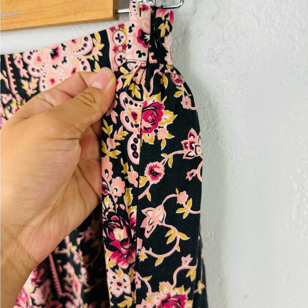 Betsey Johnson Vintage Floral High Waisted Circle skirt - Picture 3 of 8